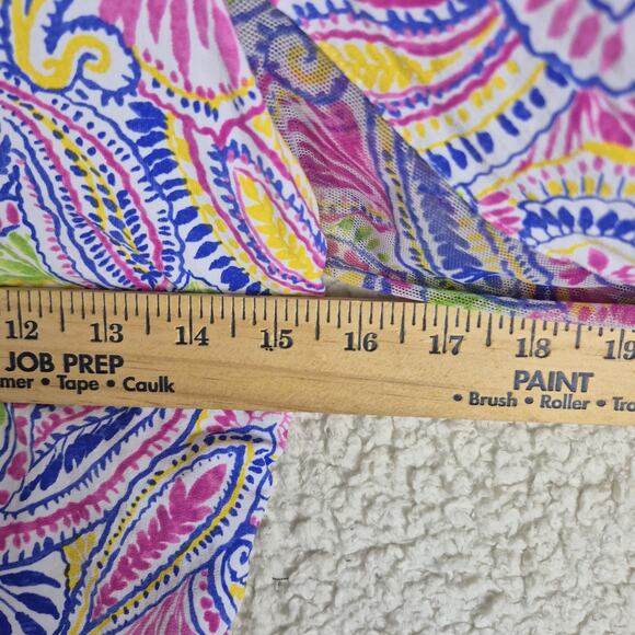 IBKUL Womens Golf Paisley Quarter Zip Pullover Active Mesh UPF 50+ Long-Sleeve S - Picture 5 of 9